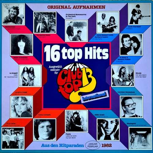 Cover Various - 16 Top Hits - Aus Den Hitparaden Januar Februar 1982 (LP, Comp) Schallplatten Ankauf