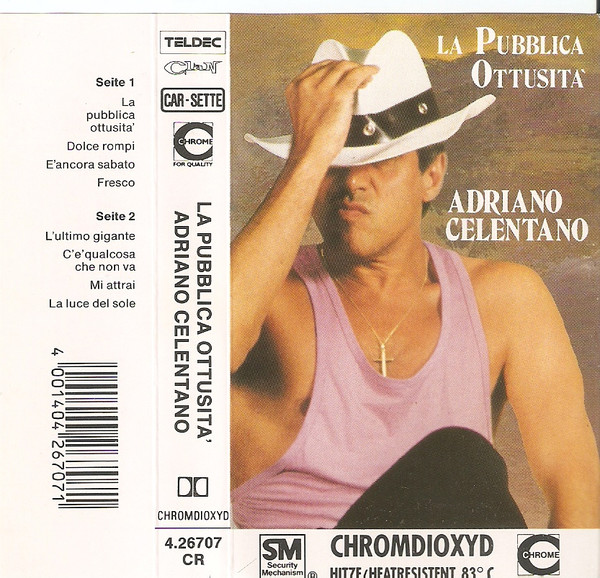Cover Adriano Celentano - La Pubblica Ottusita (Cass, Album, Chr) Schallplatten Ankauf