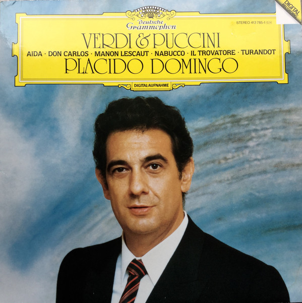 Cover Placido Domingo - Verdi & Puccini (LP) Schallplatten Ankauf