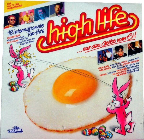 Cover Various - High Life - ...Nur Das Gelbe Vom Ei! (LP, Comp) Schallplatten Ankauf