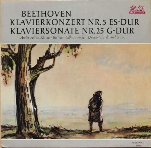 Cover Beethoven*, Andor Foldes, Berliner Philharmoniker, Ferdinand Leitner - Klavierkonzert Nr. 5 Es-Dur, Klaviersonate Nr. 25 G-Dur (LP) Schallplatten Ankauf