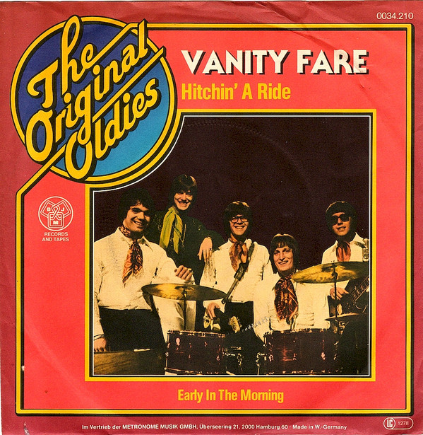 Cover Vanity Fare - Hitchin' A Ride / Early In The Morning (7, RE) Schallplatten Ankauf