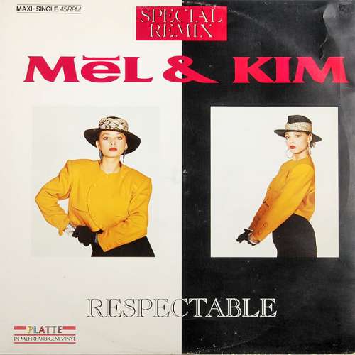 Cover Mel & Kim - Respectable (Special Remix) (12, Maxi, Mul) Schallplatten Ankauf