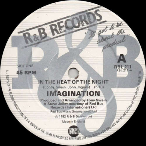 Cover Imagination - In The Heat Of The Night (12) Schallplatten Ankauf