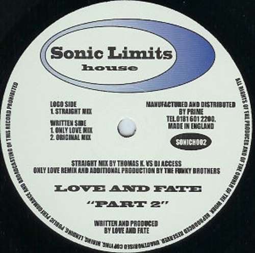 Cover Love And Fate Part 2 Schallplatten Ankauf