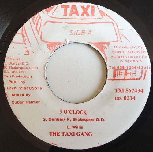 Cover The Taxi Gang - 5 O'Clock (7) Schallplatten Ankauf