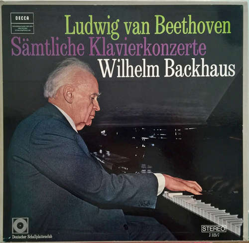 Cover Ludwig van Beethoven, Wilhelm Backhaus - Sämtliche Klavierkonzerte (3xLP + Box, Comp, Club) Schallplatten Ankauf