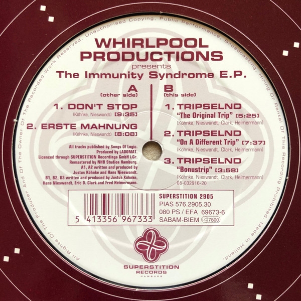 Bild Whirlpool Productions - The Immunity Syndrome E.P. (12, EP) Schallplatten Ankauf