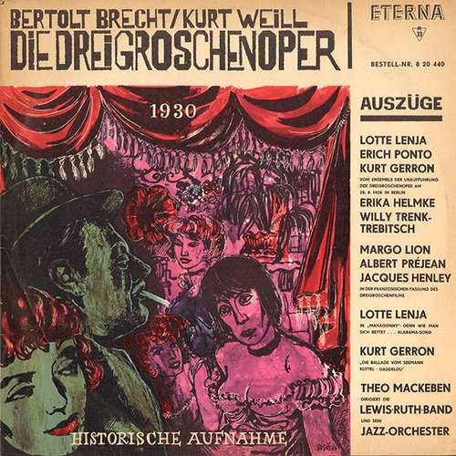 Cover Bertolt Brecht / Kurt Weill - Die Dreigroschenoper (Auszüge) (LP, Comp, Mono) Schallplatten Ankauf