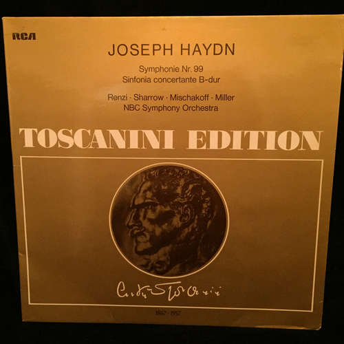 Cover Haydn*, Arturo Toscanini, NBC Symphony Orchestra - Joesph Haydn Symphonie  Nr. 99 / Sinfonia Concertante B-dur (LP, Mono, RM) Schallplatten Ankauf