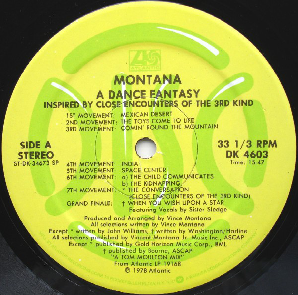 Cover Montana - A Dance Fantasy / Warp Factor II (12) Schallplatten Ankauf