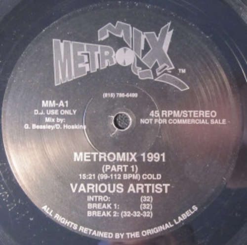 Cover Various - Metromix 1991 (12, Mixed) Schallplatten Ankauf