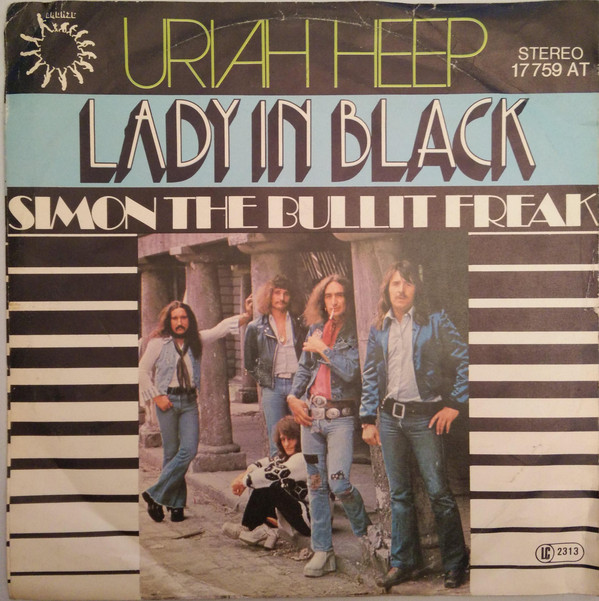Cover Uriah Heep - Lady In Black (7, Single, RE) Schallplatten Ankauf