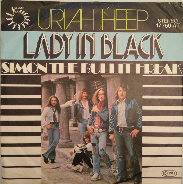 Cover Uriah Heep - Lady In Black (7, Single, RE) Schallplatten Ankauf