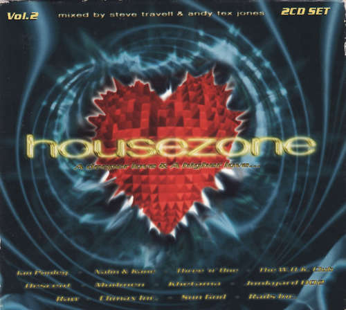 Cover Steve Travell & Andy Tex Jones - Housezone Vol.2 - A Deeper Love - A Higher Love (2xCD, Mixed) Schallplatten Ankauf