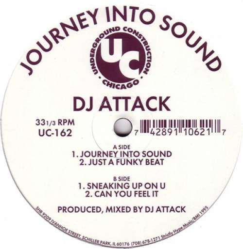 Cover DJ Attack - Journey Into Sound (12) Schallplatten Ankauf