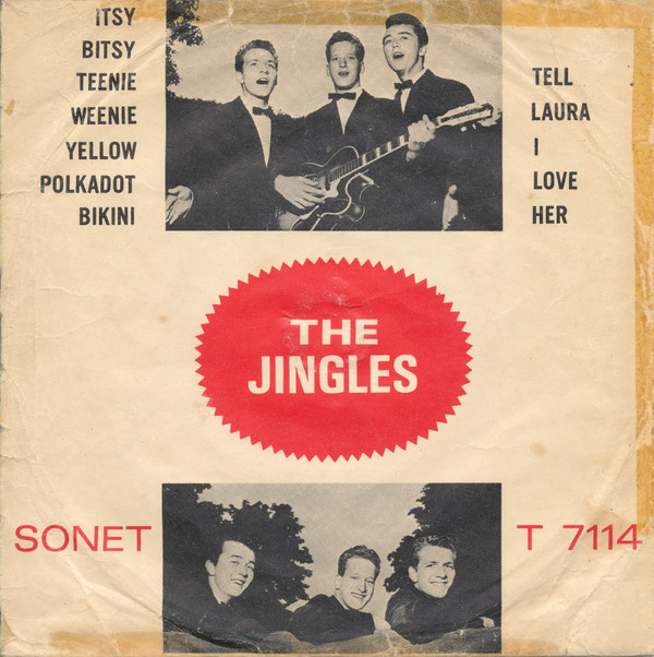 Cover The Jingles (2) - Itsy bitsy teenie weenie yellow polkadot bikini (7, Single) Schallplatten Ankauf