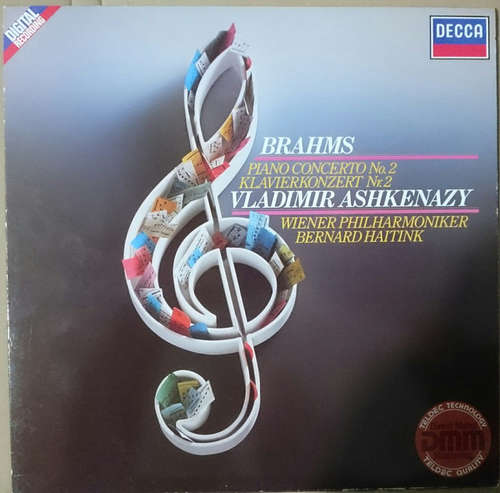 Cover Brahms*, Vladimir Ashkenazy, Wiener Philharmoniker, Bernard Haitink - Piano Concerto No. 2 / Klavierkonzert Nr. 2 (LP) Schallplatten Ankauf
