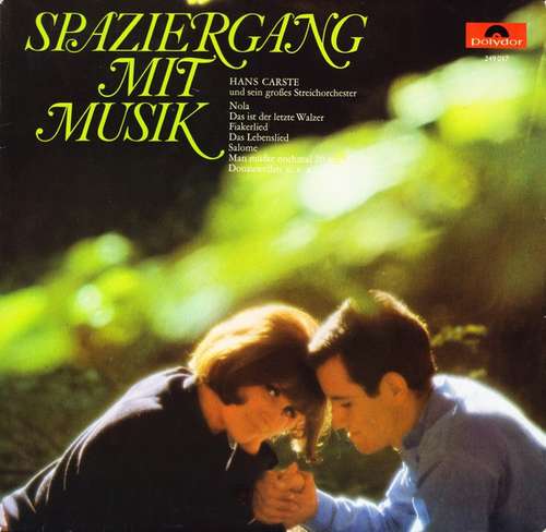Cover Hans Carste Und Sein Großes Streichorchester* - Spaziergang Mit Musik (LP, Comp) Schallplatten Ankauf