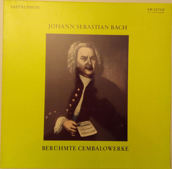 Bild Johann Sebastian Bach - Eberhard Kraus - Berühmte Cembalowerke (LP, Album) Schallplatten Ankauf