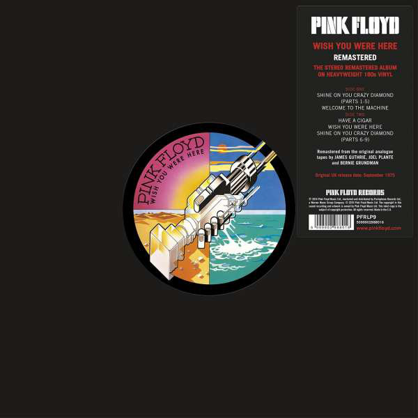 Cover Pink Floyd - Wish You Were Here (LP, Album, RE, RM, 180) Schallplatten Ankauf