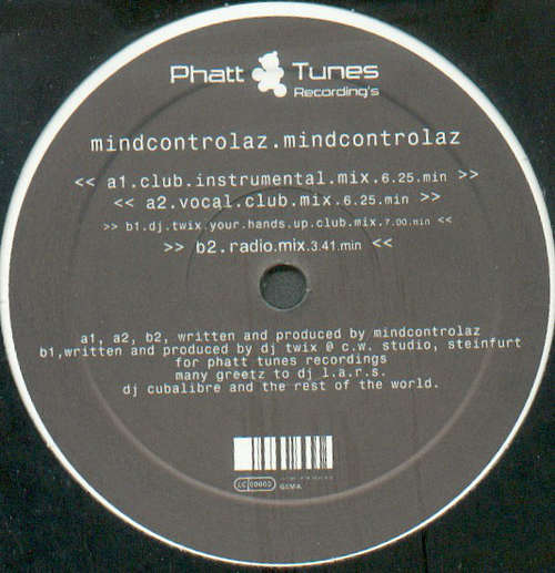 Cover Mindcontrolaz - Mindcontrolaz (12, Maxi) Schallplatten Ankauf