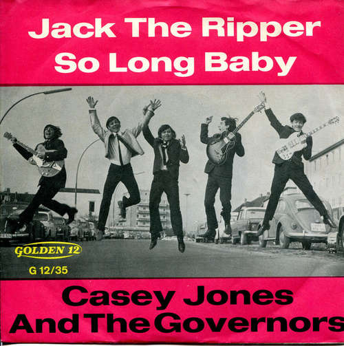 Cover Casey Jones And The Governors* - Jack The Ripper / So Long Baby (7, Single, Mono) Schallplatten Ankauf