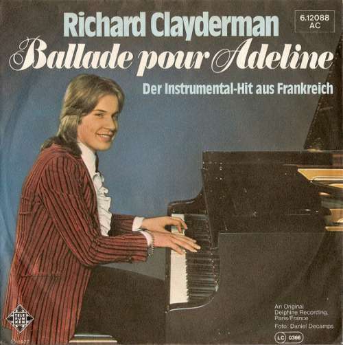 Cover Richard Clayderman - Ballade Pour Adeline (7, Single) Schallplatten Ankauf