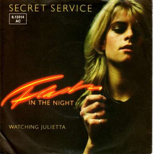 Cover Secret Service - Flash In The Night (7, Single) Schallplatten Ankauf