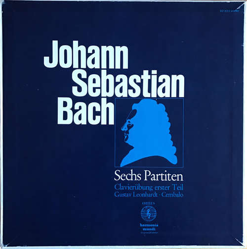 Cover J.S. Bach* - Gustav Leonhardt - Clavierübung Teil / Part I ∙ Sechs Partiten, BWV 825-830 (3xLP) Schallplatten Ankauf