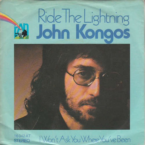 Cover John Kongos - Ride The Lightning (7, Single) Schallplatten Ankauf