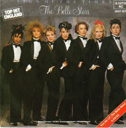 Cover The Belle Stars - Sign Of The Times (7, Single) Schallplatten Ankauf