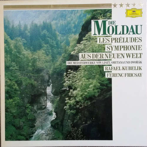 Cover Antonín Dvořák, Bedřich Smetana, Franz Liszt - Die Moldau Les Préludes Symphonie Aus Der Neuen Welt (2xLP) Schallplatten Ankauf