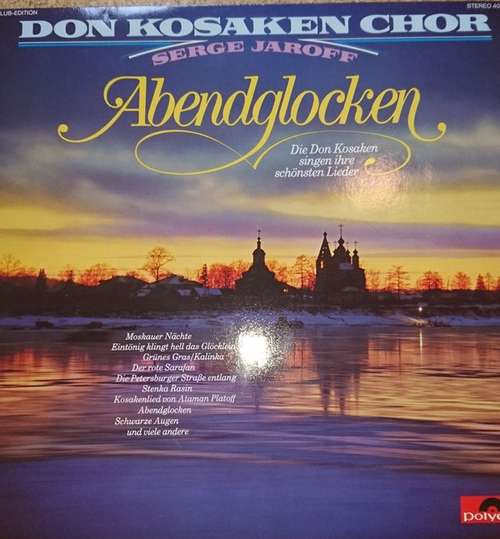 Cover Don Kosaken Chor Serge Jaroff - Abendglocken  (12, Album, Club) Schallplatten Ankauf