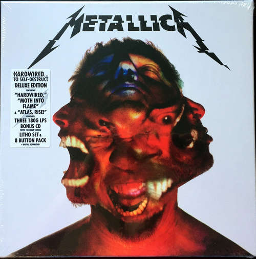 Cover Metallica - Hardwired...To Self-Destruct (LP, Blu + LP, Yel + Album + 12, Red + CD + Box, D) Schallplatten Ankauf