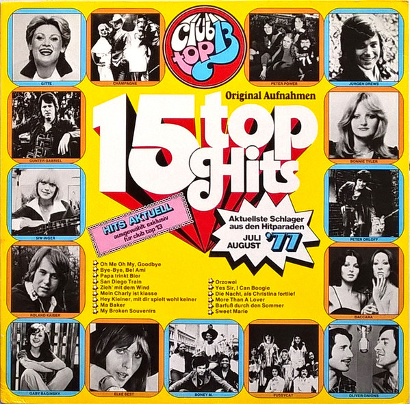 Cover Various - 15 Top Hits - Aktuellste Schlager Aus Den Hitparaden Juli/August '77 (LP, Comp) Schallplatten Ankauf