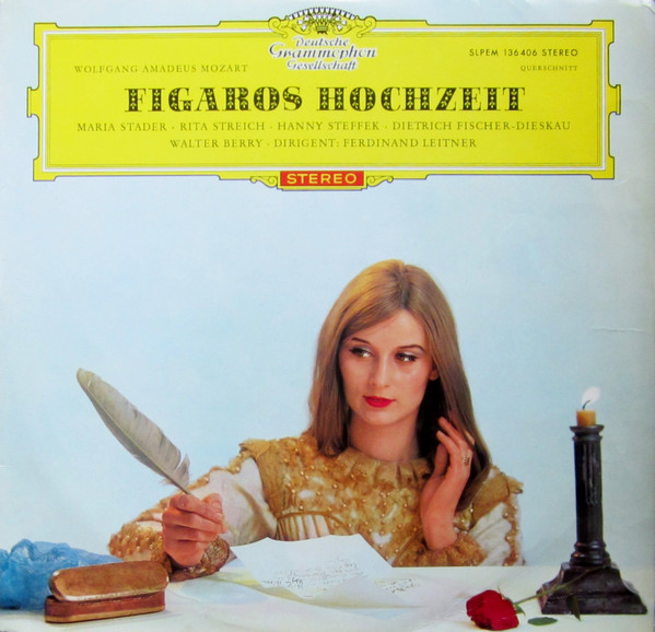 Cover Wolfgang Amadeus Mozart, Berliner Philharmoniker, Ferdinand Leitner - Figaros Hochzeit (Querschnitt) (LP) Schallplatten Ankauf