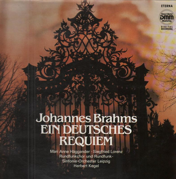 Cover Johannes Brahms - Ein deutsches Requiem (LP) Schallplatten Ankauf
