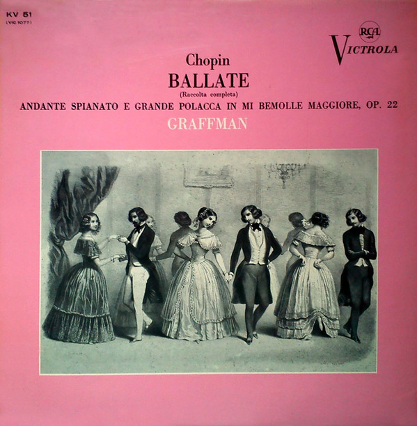 Bild Chopin* - Graffman* - Ballate (Raccolta Completa) - Andante Spianato E Grande Polacca In Mi Bemolle Maggiore, Op. 22 (LP, Mono) Schallplatten Ankauf