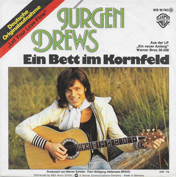 Bild Jürgen Drews - Ein Bett Im Kornfeld (7, Single, RP, Als) Schallplatten Ankauf