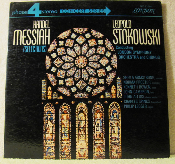 Cover Handel*, London Symphony Orchestra*, Leopold Stokowski - Messiah-Selections (LP, Gat) Schallplatten Ankauf