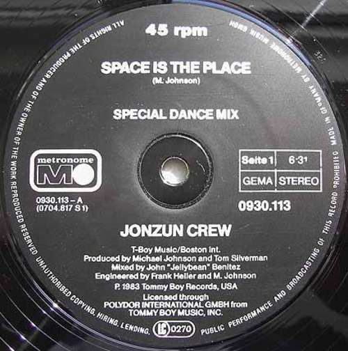 Cover The Jonzun Crew - Space Is The Place (12) Schallplatten Ankauf