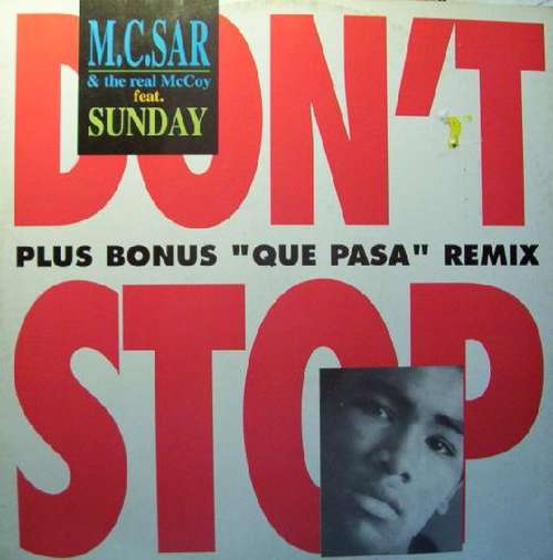 Cover M.C. Sar & The Real McCoy* feat. Sunday (2) - Don't Stop (12, Maxi) Schallplatten Ankauf