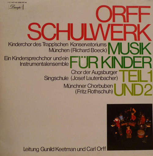 Cover Carl Orff, Gunild Keetman - Orff Schulwerk: Musik Für Kinder, Teil I Und 2 (2xLP, Comp, RE, Gat) Schallplatten Ankauf