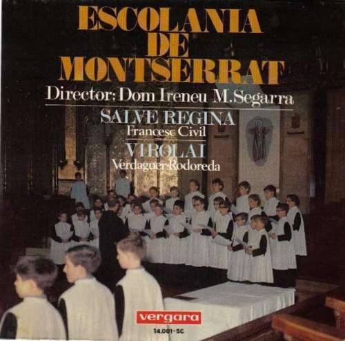Cover Escolanía De Montserrat - Salve Regina / Virolai (7, Single) Schallplatten Ankauf