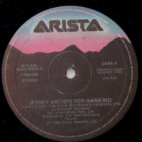 Bild Jersey Artists For Mankind - We've Got The Love (12, Maxi) Schallplatten Ankauf
