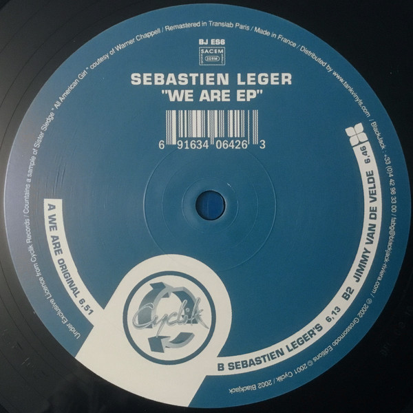 Cover Sebastien Leger* - We Are EP (12, EP, RM) Schallplatten Ankauf