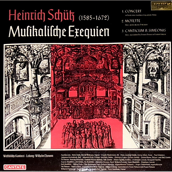Cover Heinrich Schütz - Musikalische Exequien (LP) Schallplatten Ankauf