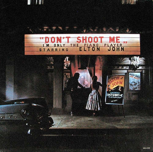 Cover Elton John - Don't Shoot Me I'm Only The Piano Player (LP, Album, Club, Gat) Schallplatten Ankauf