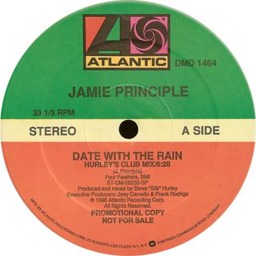 Cover Jamie Principle - Date With The Rain (12, Promo) Schallplatten Ankauf